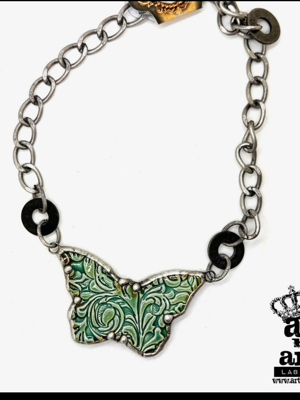 Art by Amy Gaia Butterfly Necklace